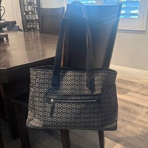 BRAND NEW REAL Coach Orange Leather Patch Interior Detail